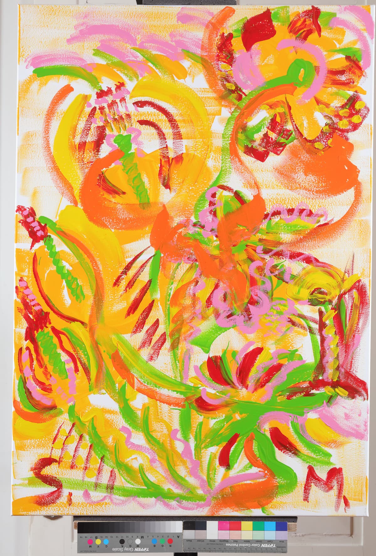 U Sahari / In Sahara, 2022 — Acrylic on canvas by Saša Mesić