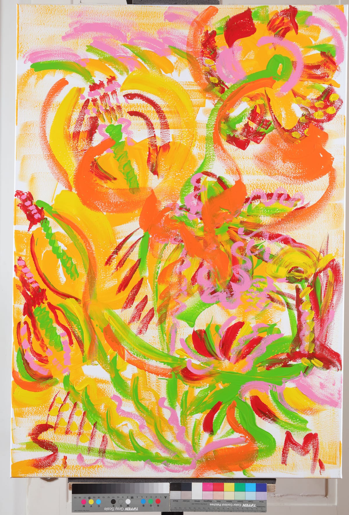 U Sahari / In Sahara, 2022 — Acrylic on canvas by Saša Mesić