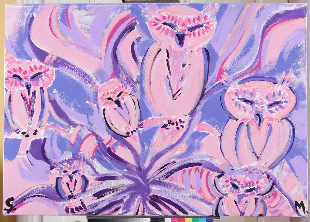 Bez Naslova / Bez Naslova, 2022 — Acrylic on canvas by Saša Mesić