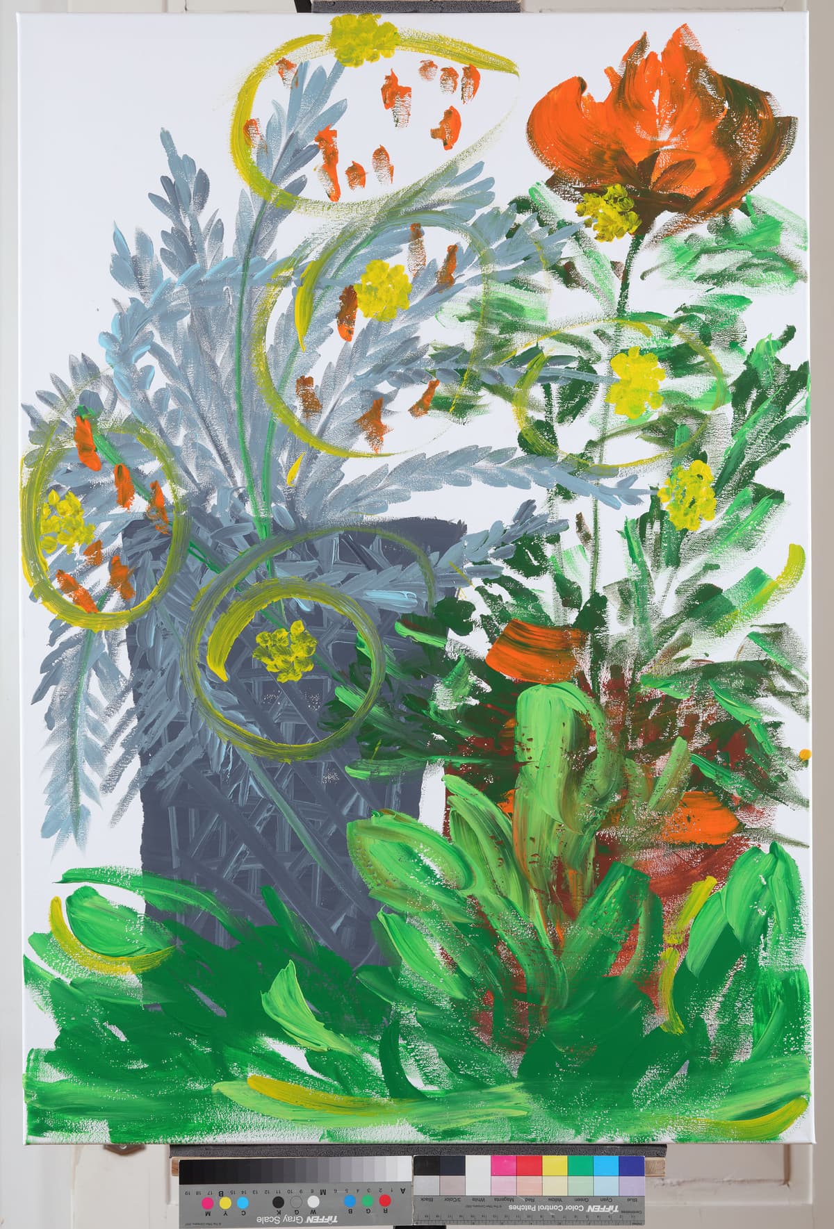 Vrt / Garden, 2022 — Acrylic on canvas by Saša Mesić