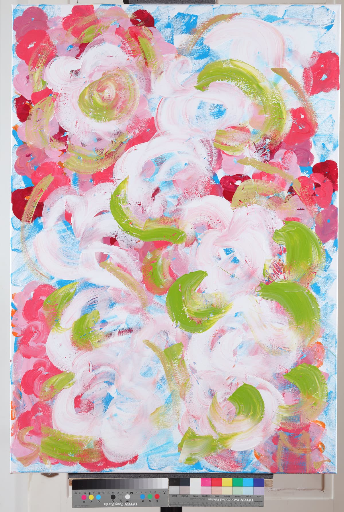 Hommage Nasti Rojc / Hommage to Nasta Rojc, 2022 — Acrylic on canvas by Saša Mesić