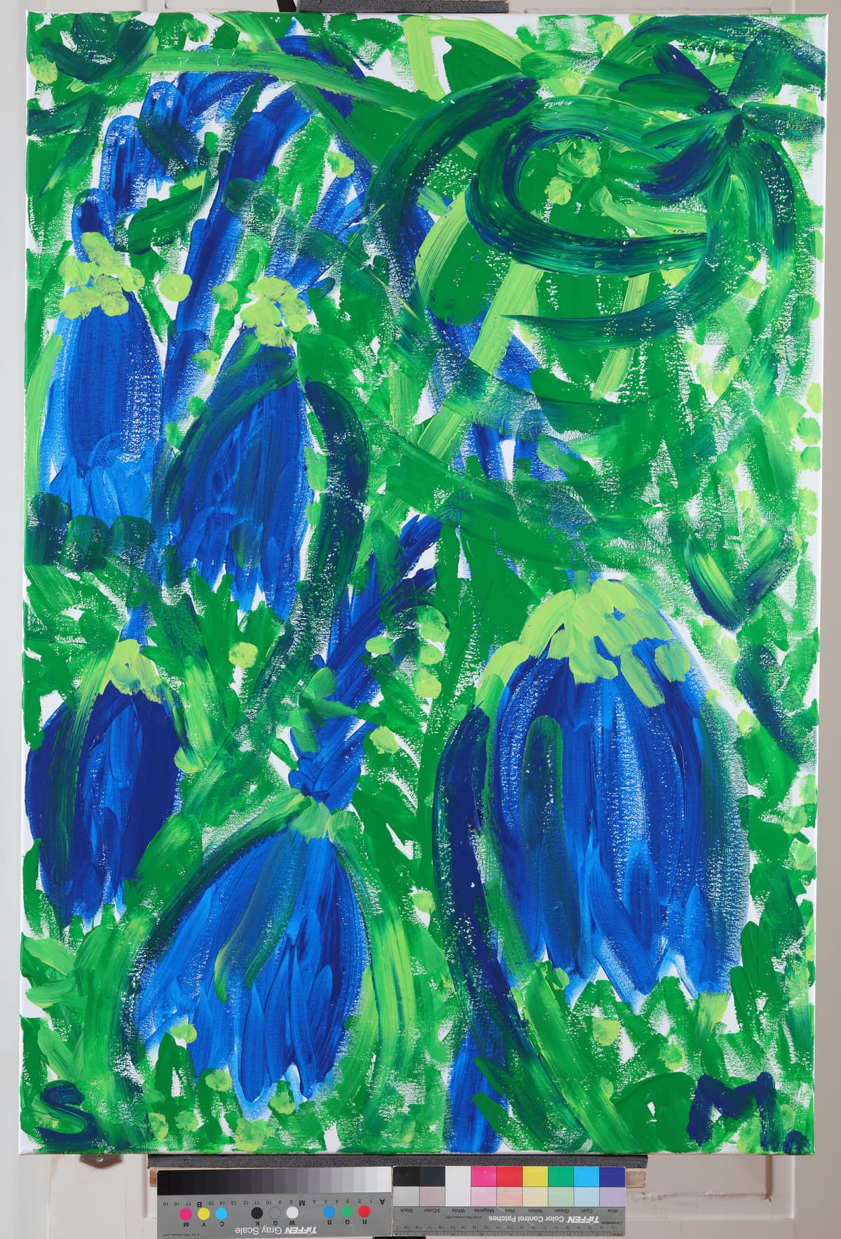 Crkvena zvona / Church Bells, 2022 — Acrylic on canvas by Saša Mesić
