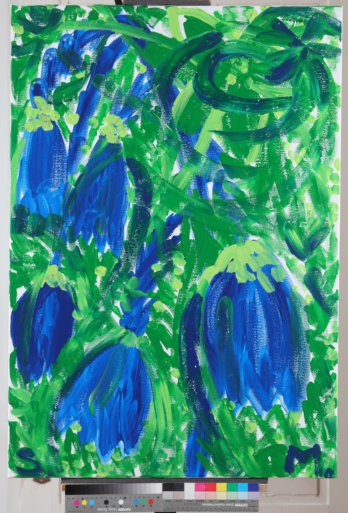 Crkvena zvona / Church Bells, 2022 — Acrylic on canvas by Saša Mesić