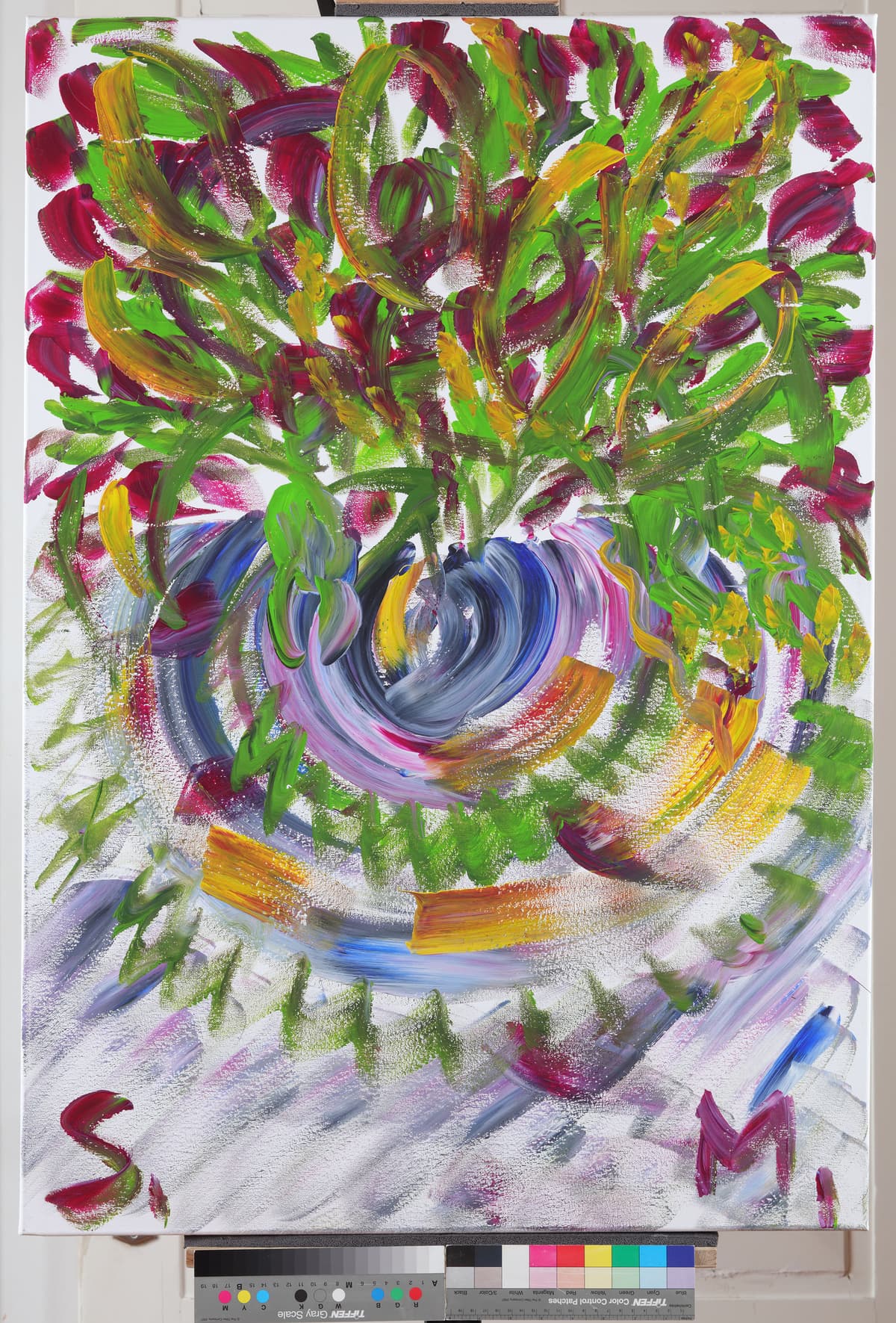 Izlaz sunce / Sunrise, 2022 — Acrylic on canvas by Saša Mesić