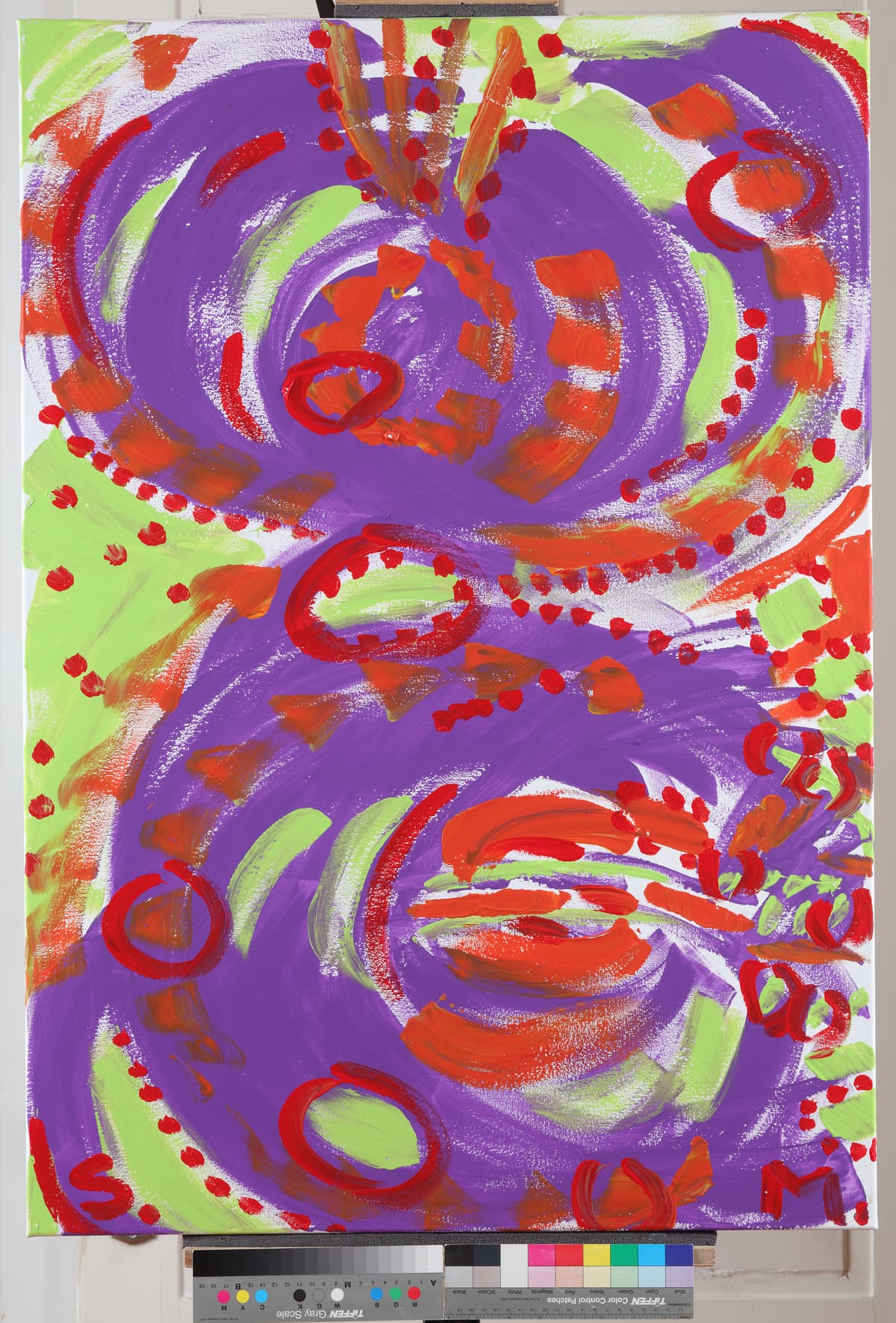 Shana Tova / Shana Tova, 2022 — Acrylic on canvas by Saša Mesić