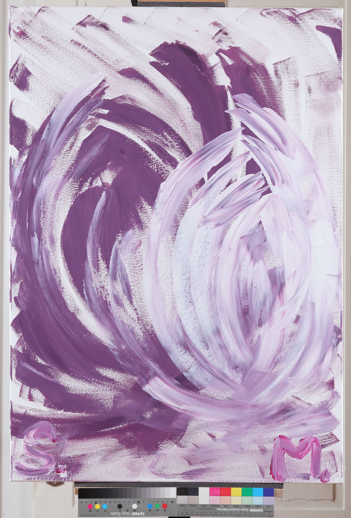 U šalici kave / In a Cup of Coffee, 2022 — Acrylic on canvas by Saša Mesić