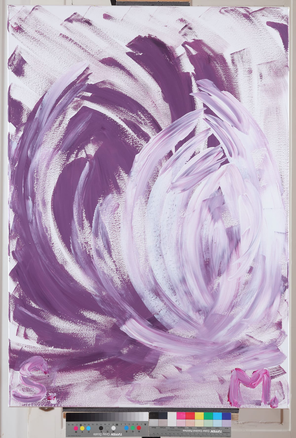 U šalici kave / In a Cup of Coffee, 2022 — Acrylic on canvas by Saša Mesić