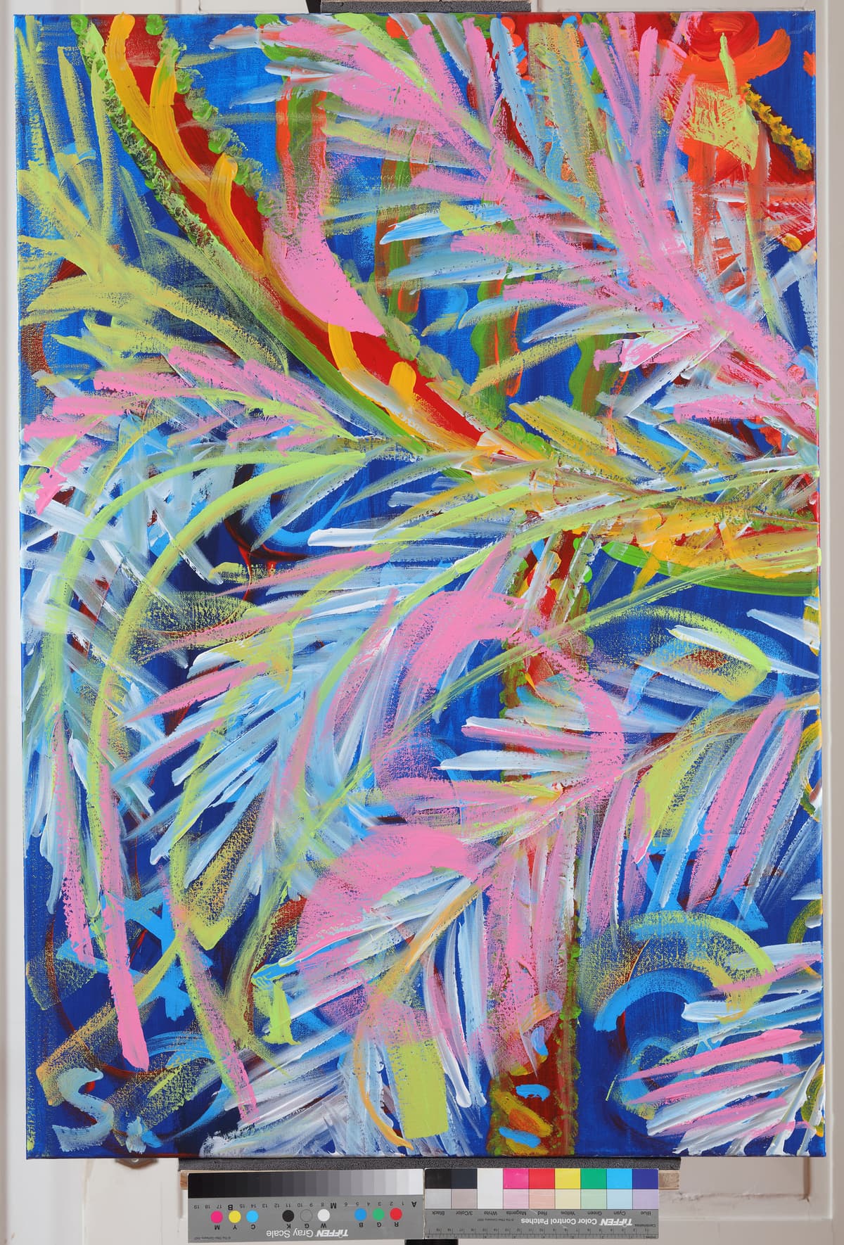 Silvijina sveta zemlja Dramalj / Silvija's Holy Land Dramalj, 2022 — Acrylic on canvas by Saša Mesić