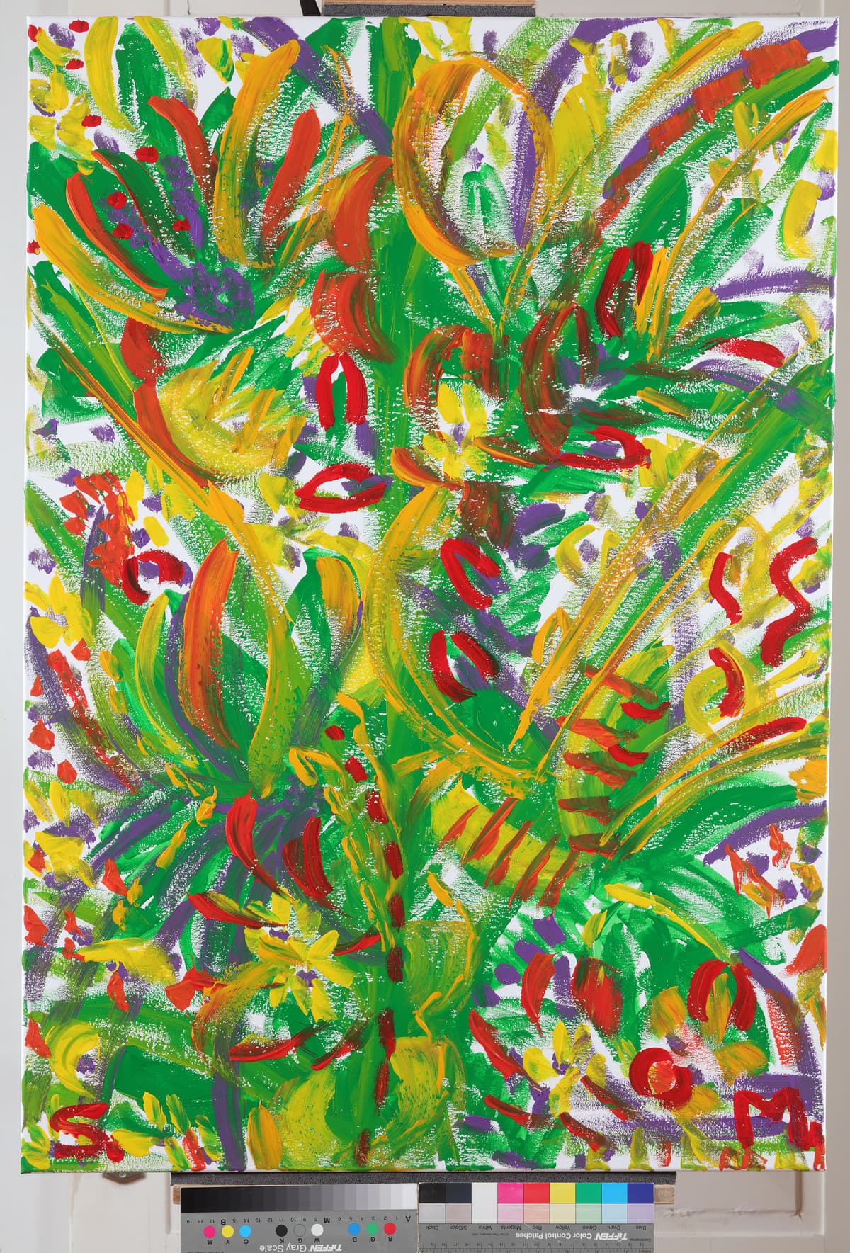 Botanički vrt / Botanical Gardens, 2022 — Acrylic on canvas by Saša Mesić