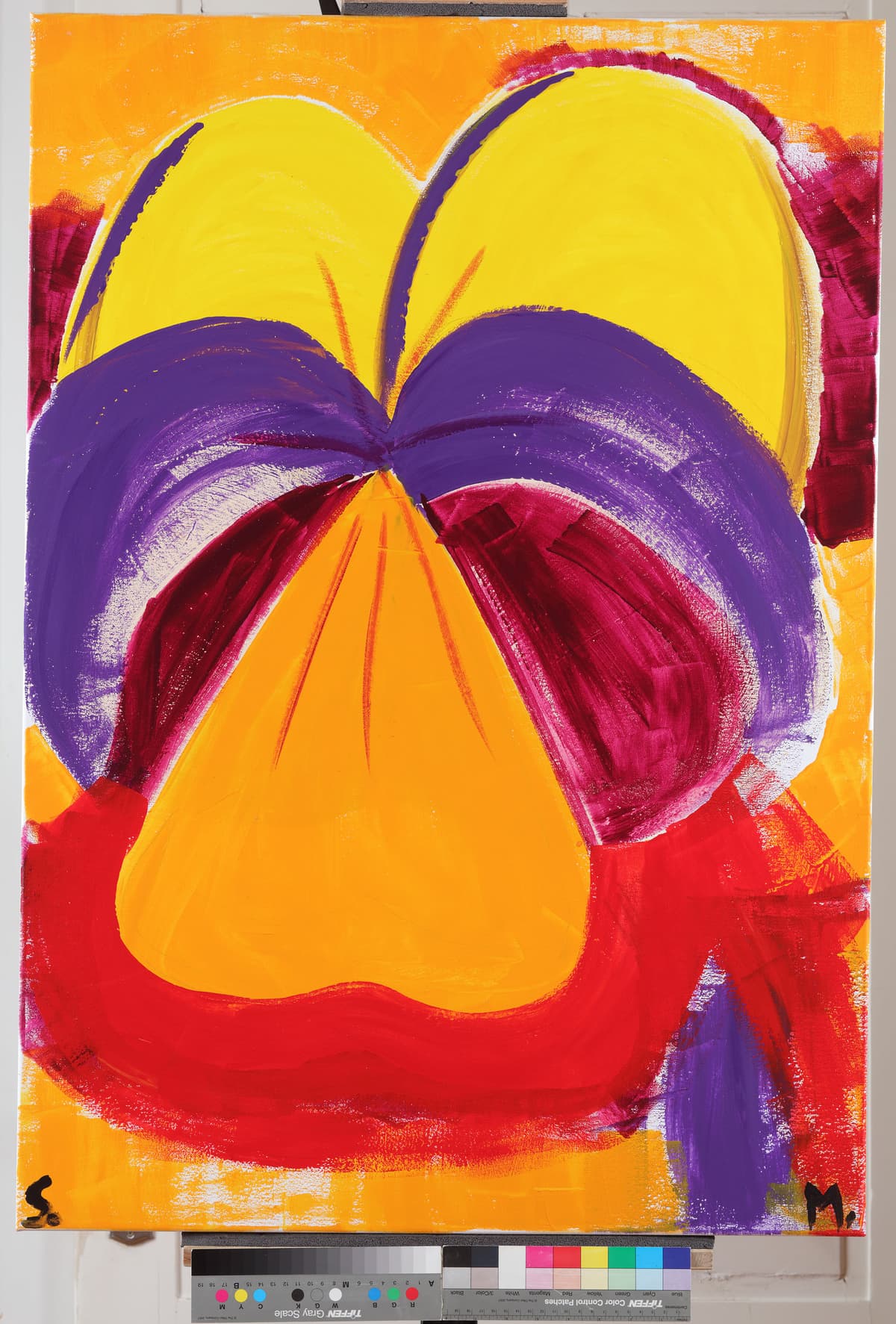 Aristide Bruant dans son cabaret / Aristide Bruant dans son cabaret, 2022 — Acrylic on canvas by Saša Mesić