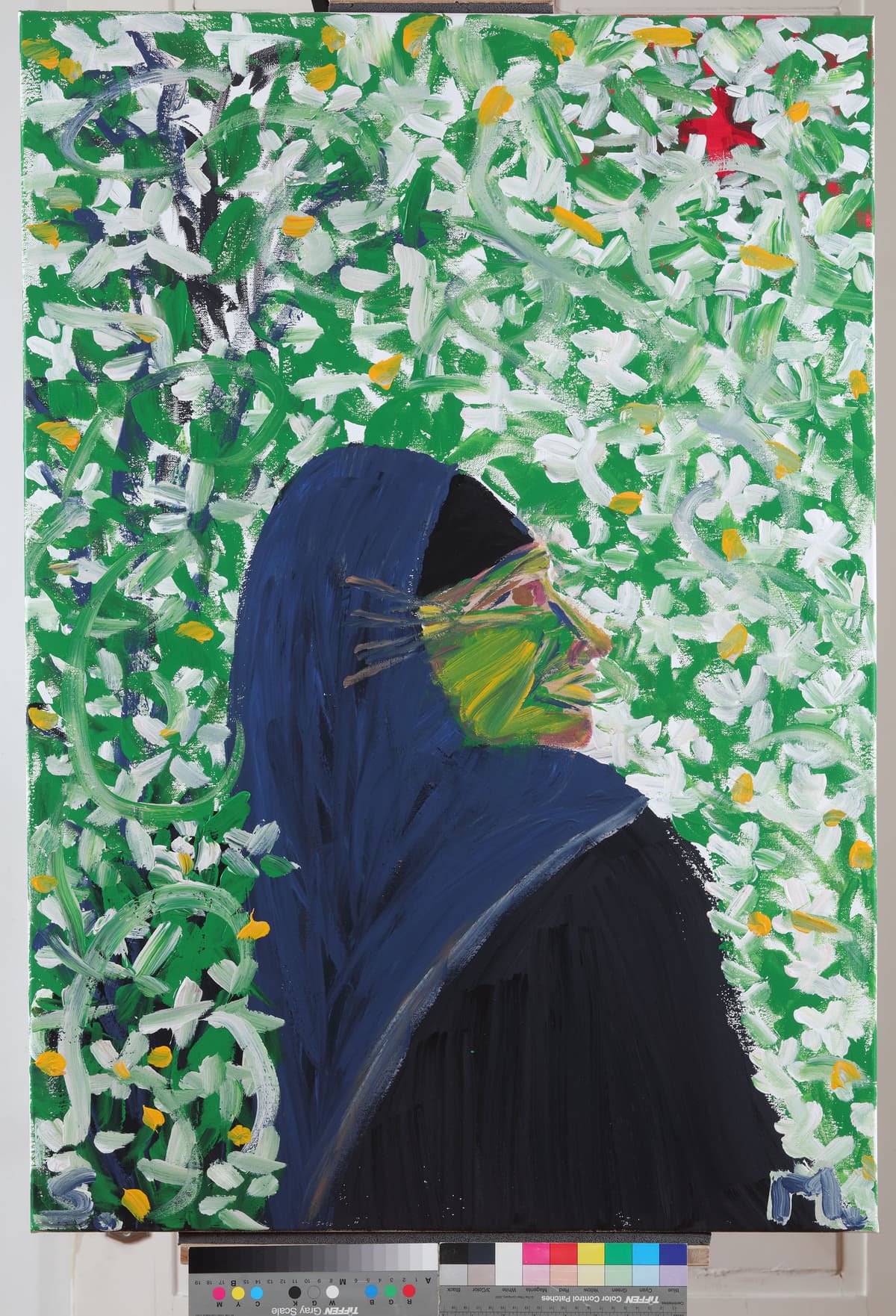 Mati Serafima / Mother Serafima, 2022 — Acrylic on canvas by Saša Mesić