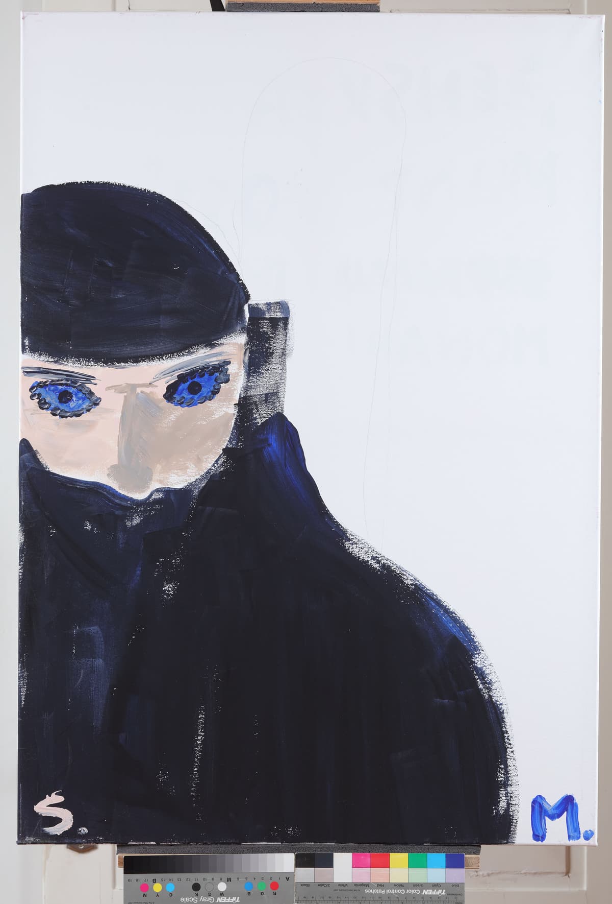Ženska mudrost / Female Wisdom, 2022 — Acrylic on canvas by Saša Mesić