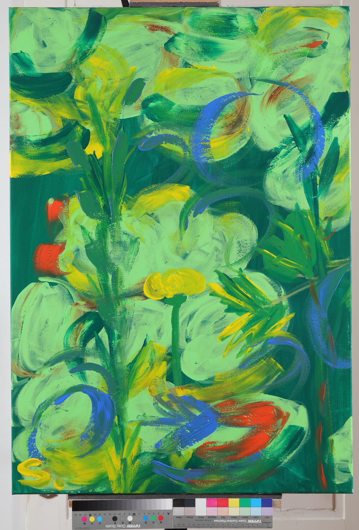 Oblaci / Clouds, 2022 — Acrylic on canvas by Saša Mesić