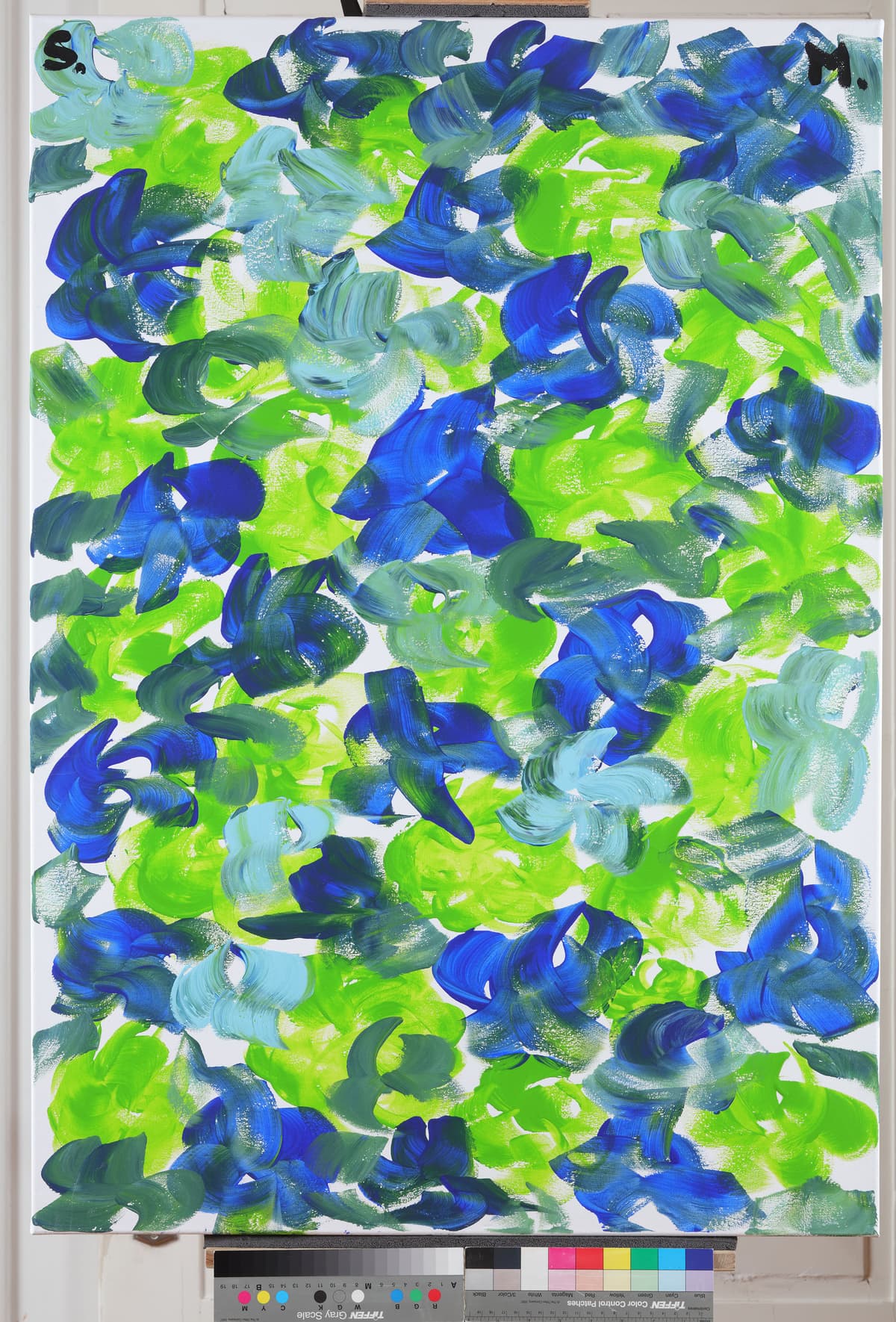 Konjica / Cavalry, 2022 — Acrylic on canvas by Saša Mesić