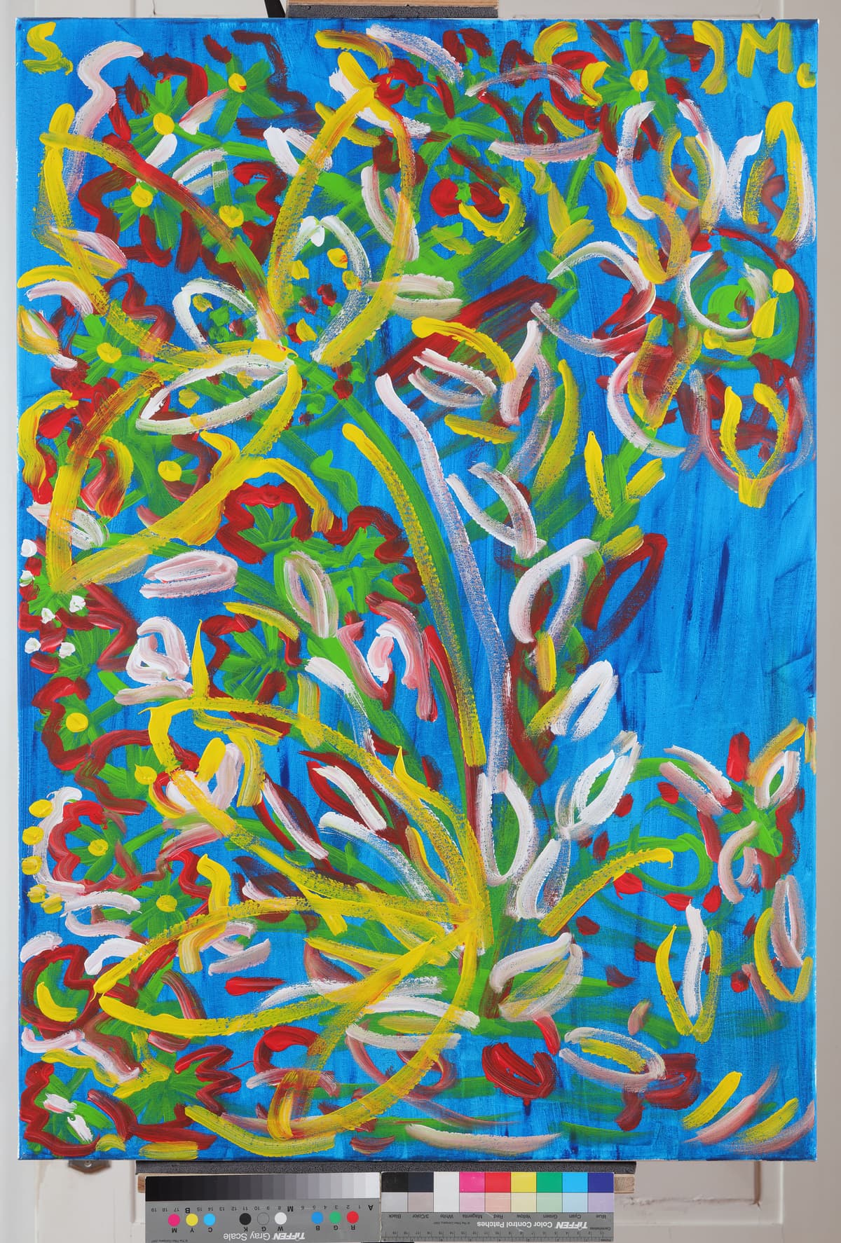 Na plaži / On The Beach, 2022 — Acrylic on canvas by Saša Mesić