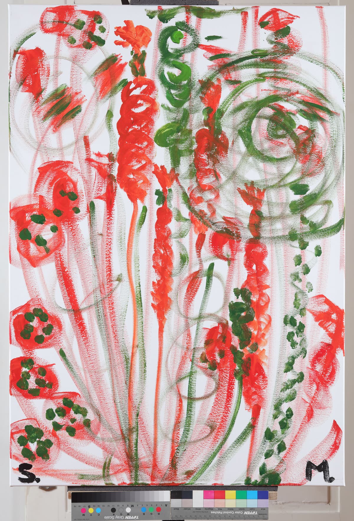 Bez Naslova / Bez Naslova, 2022 — Acrylic on canvas by Saša Mesić