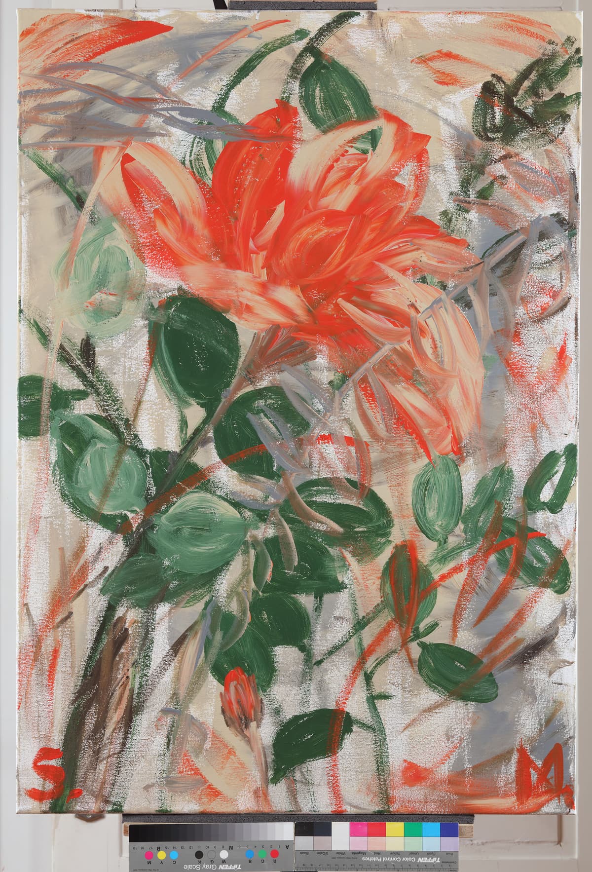 Bez Naslova / Bez Naslova, 2022 — Acrylic on canvas by Saša Mesić