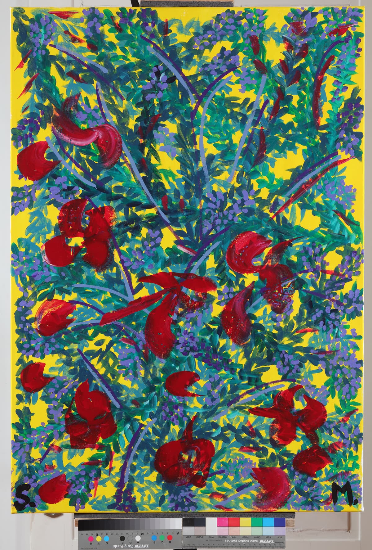Bez Naslova / Bez Naslova, 2022 — Acrylic on canvas by Saša Mesić