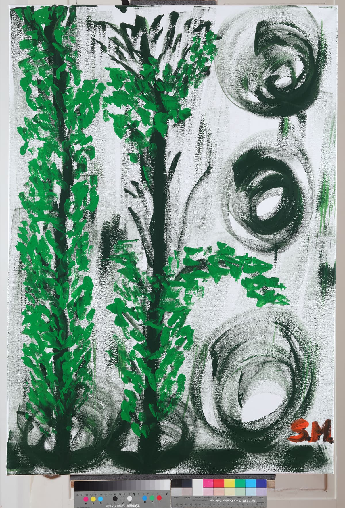 Bez Naslova / Bez Naslova, 2022 — Acrylic on canvas by Saša Mesić