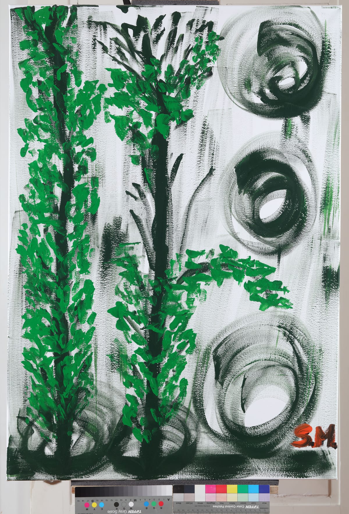 Bez Naslova / Bez Naslova, 2022 — Acrylic on canvas by Saša Mesić