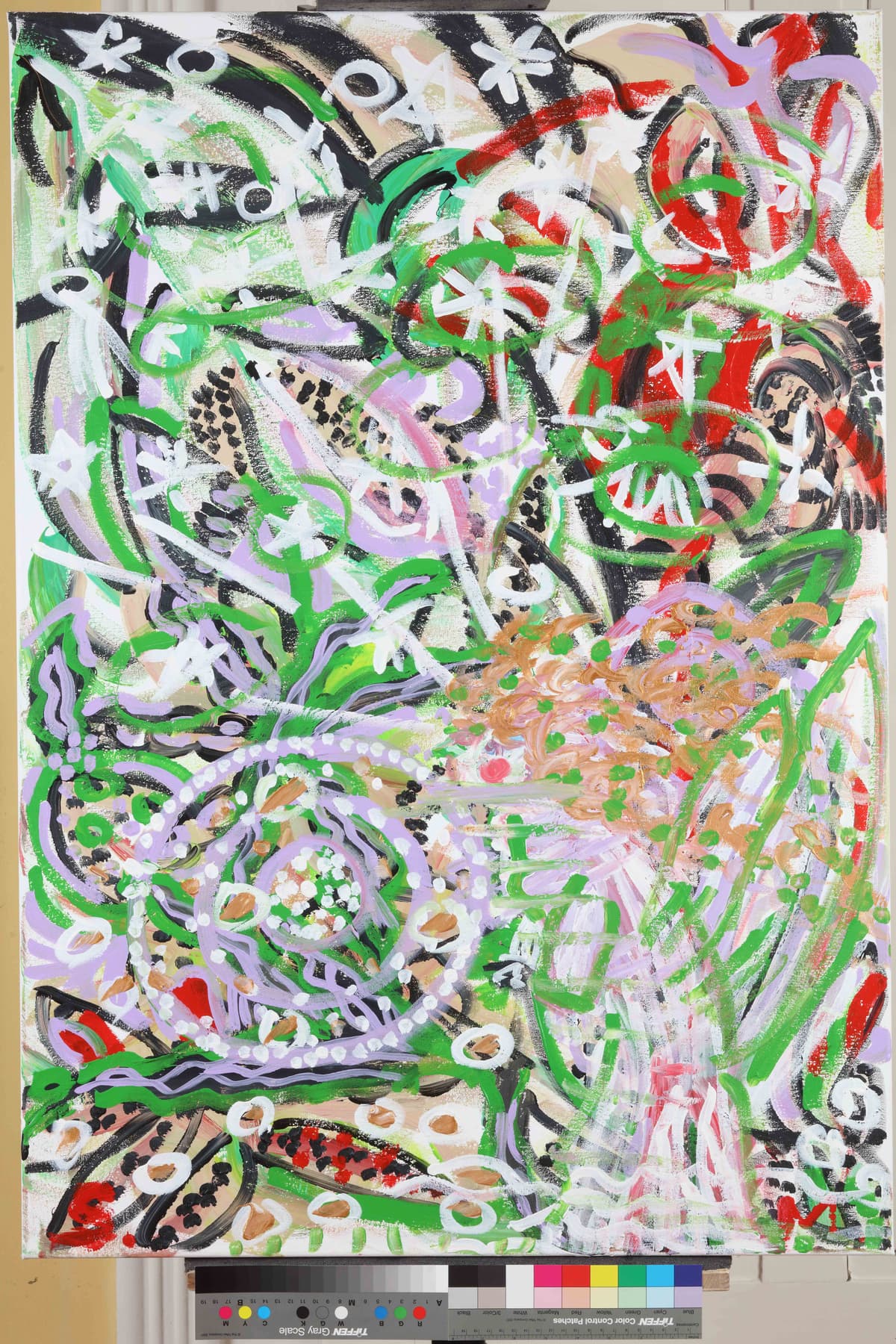 Chagallovi Letači / Chagall's fliers, 2023 — Acrylic on canvas by Saša Mesić