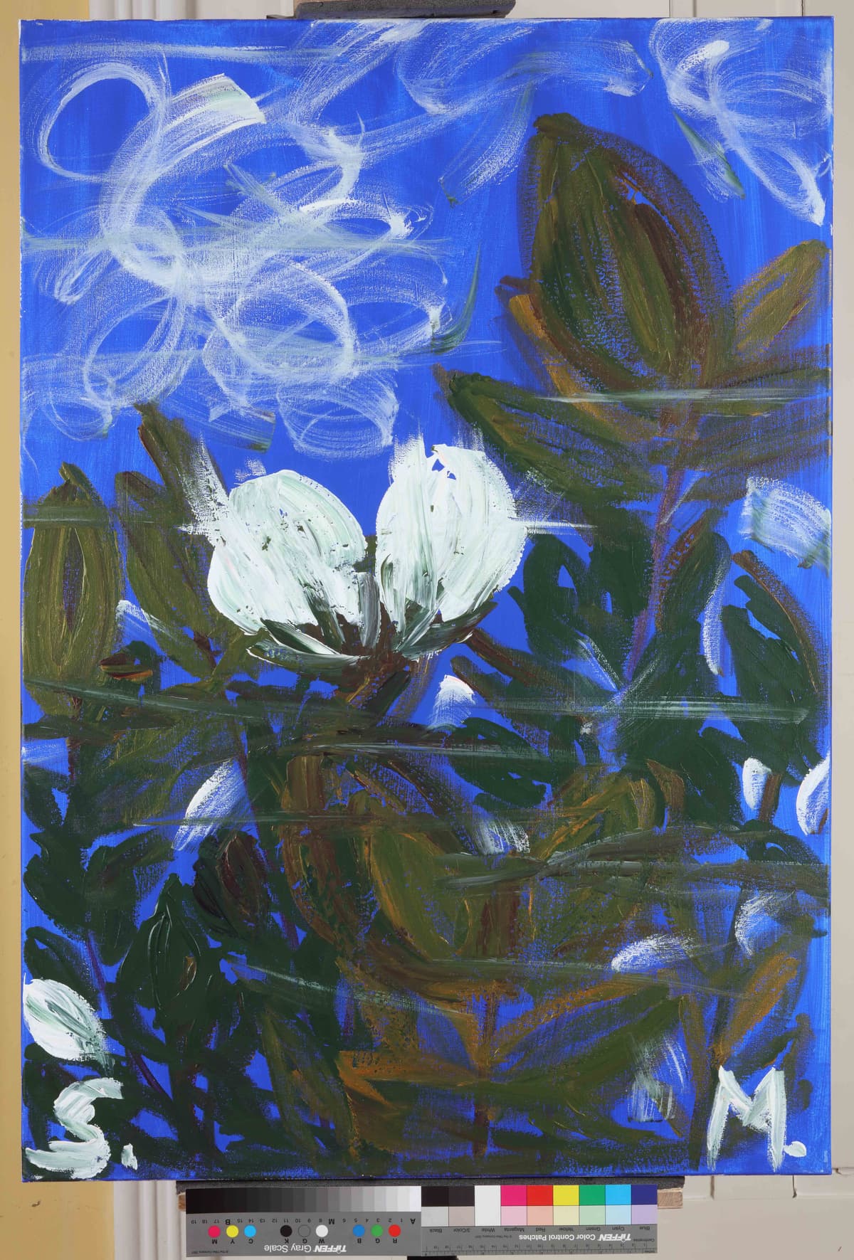Derviši / Dervishes, 2023 — Acrylic on canvas by Saša Mesić