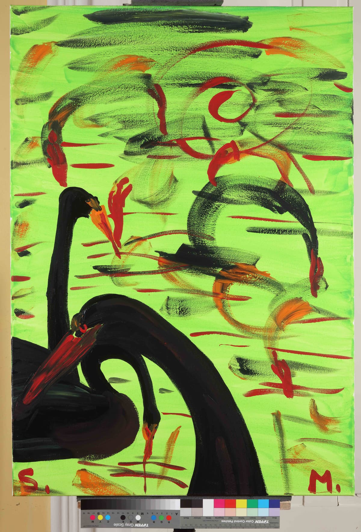Jin i Jang / Yin and yang — Acrylic on canvas by Saša Mesić