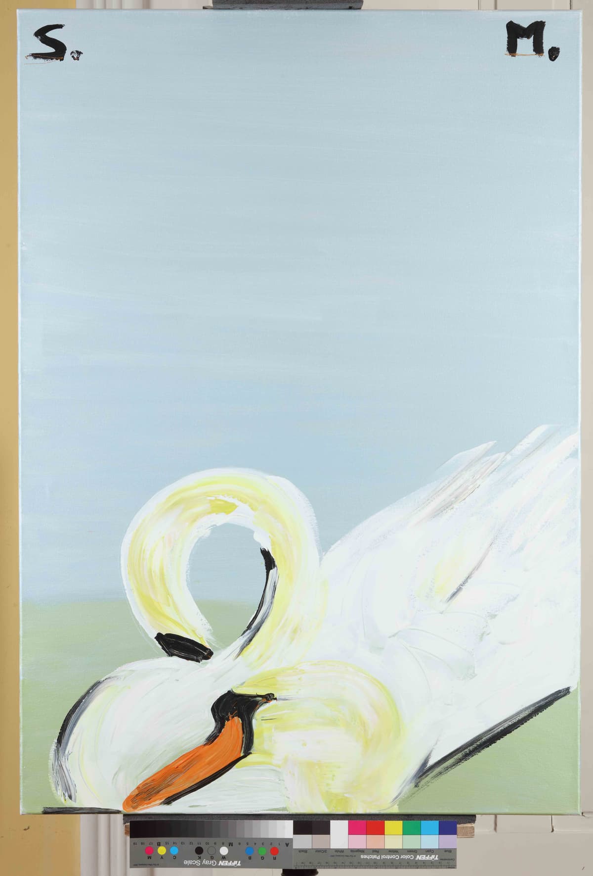 Jin i Jang / Yin and yang, 2023 — Acrylic on canvas by Saša Mesić
