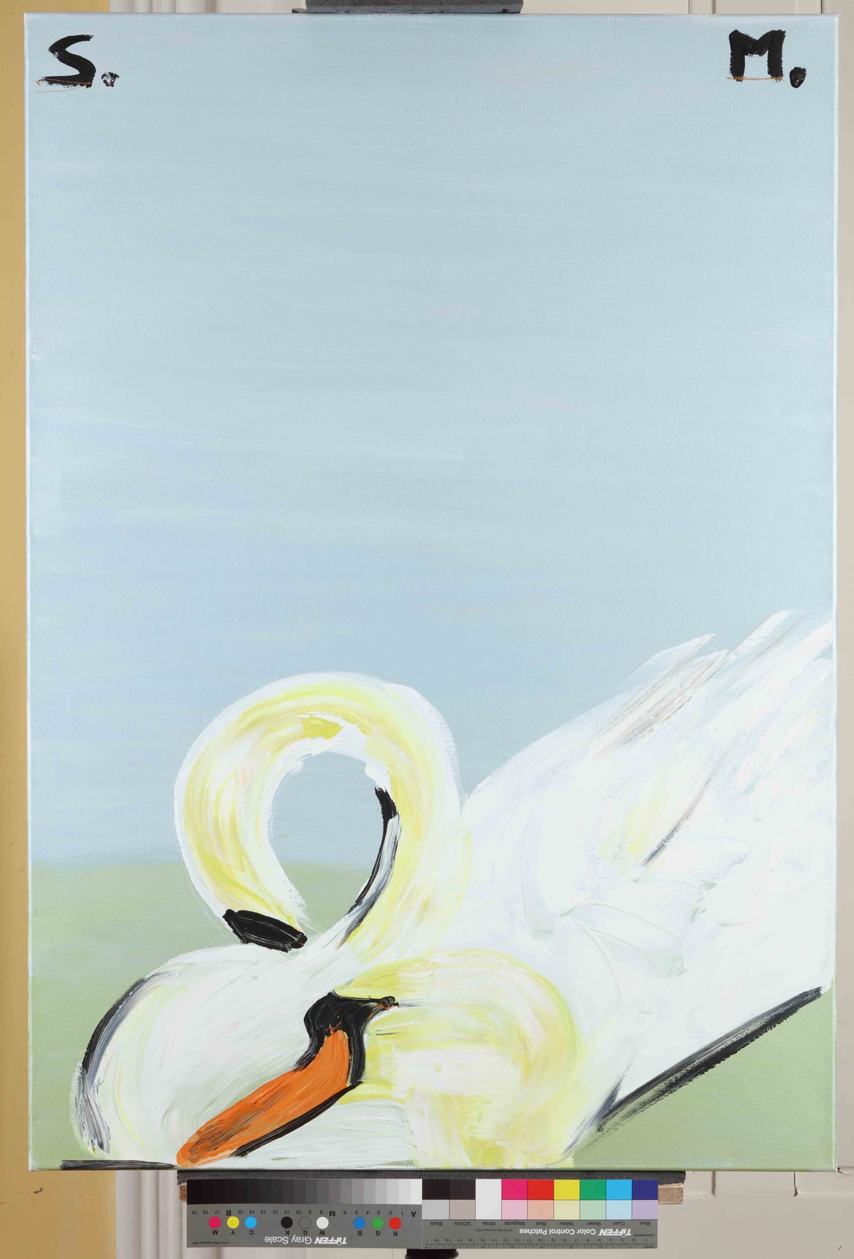 Jin i Jang / Yin and yang, 2023 — Acrylic on canvas by Saša Mesić
