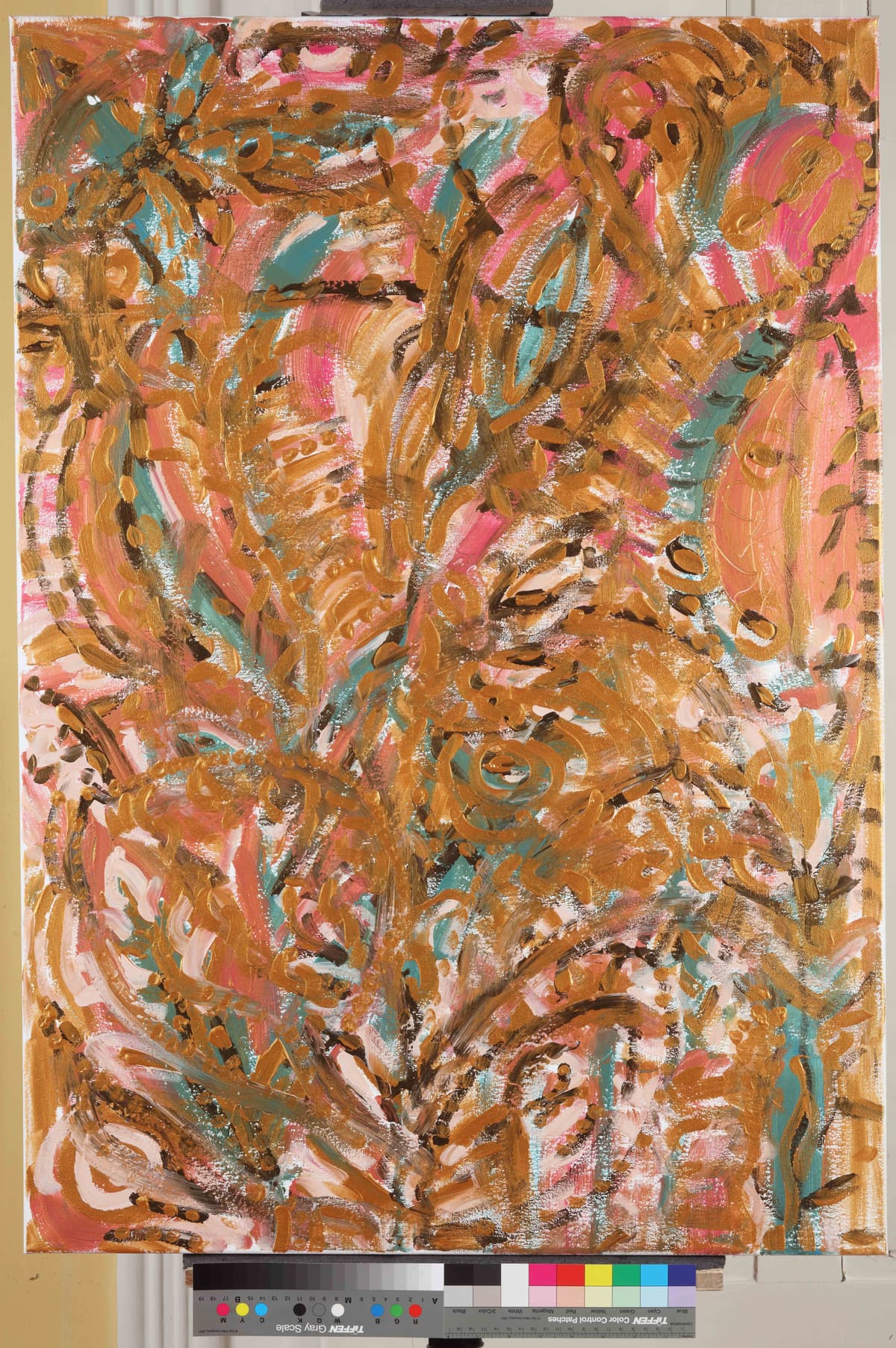 Lav / Lion, 2023 — Acrylic on canvas by Saša Mesić