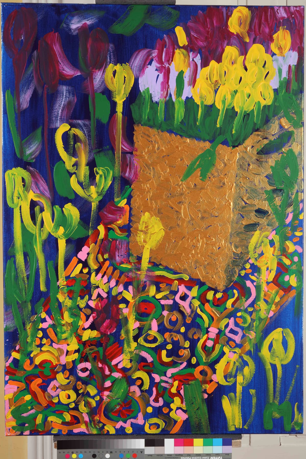 Mamin Rođendan / Mom's birthday, 2023 — Acrylic on canvas by Saša Mesić
