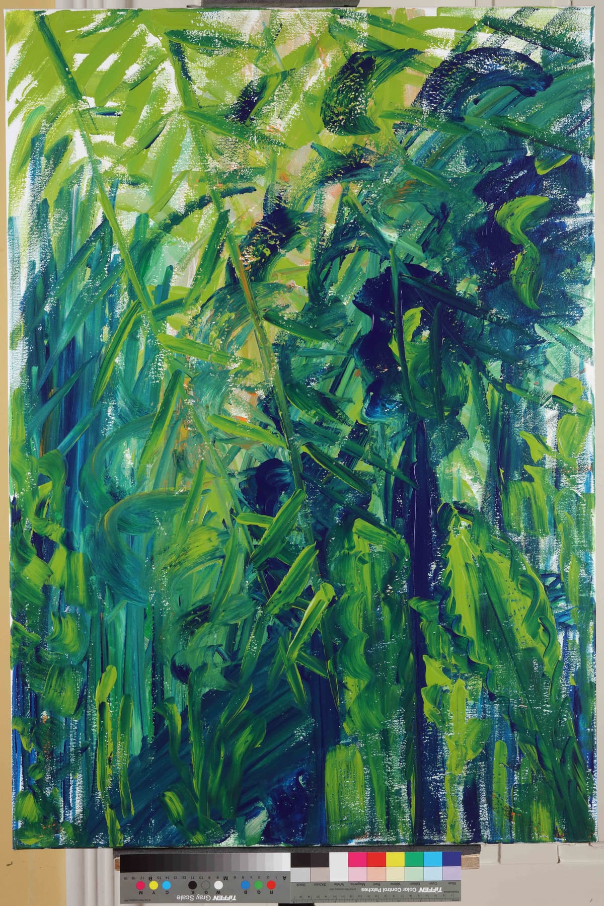 Meditacija Udvoje / Meditation for two, 2023 — Acrylic on canvas by Saša Mesić