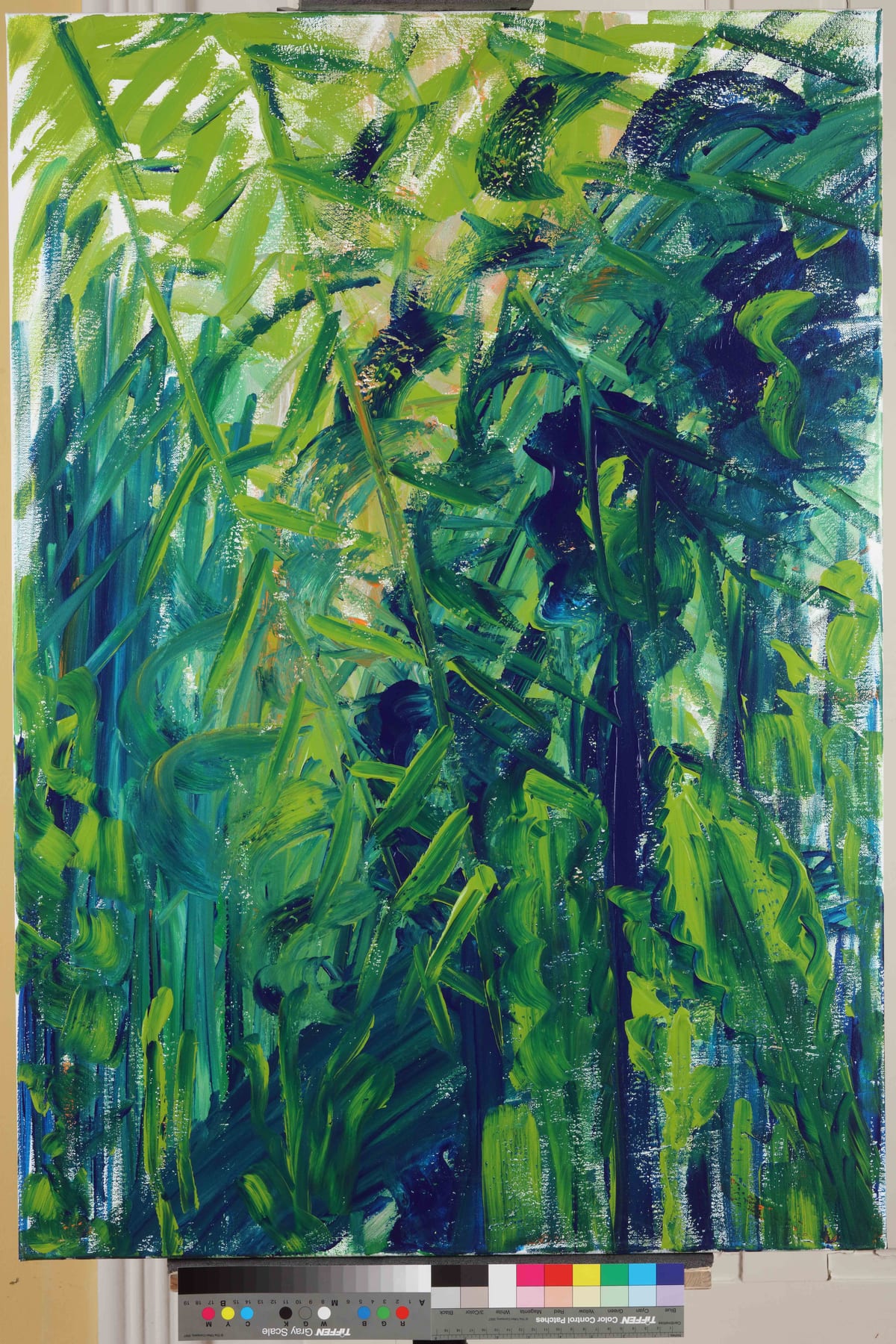 Meditacija Udvoje / Meditation for two, 2023 — Acrylic on canvas by Saša Mesić