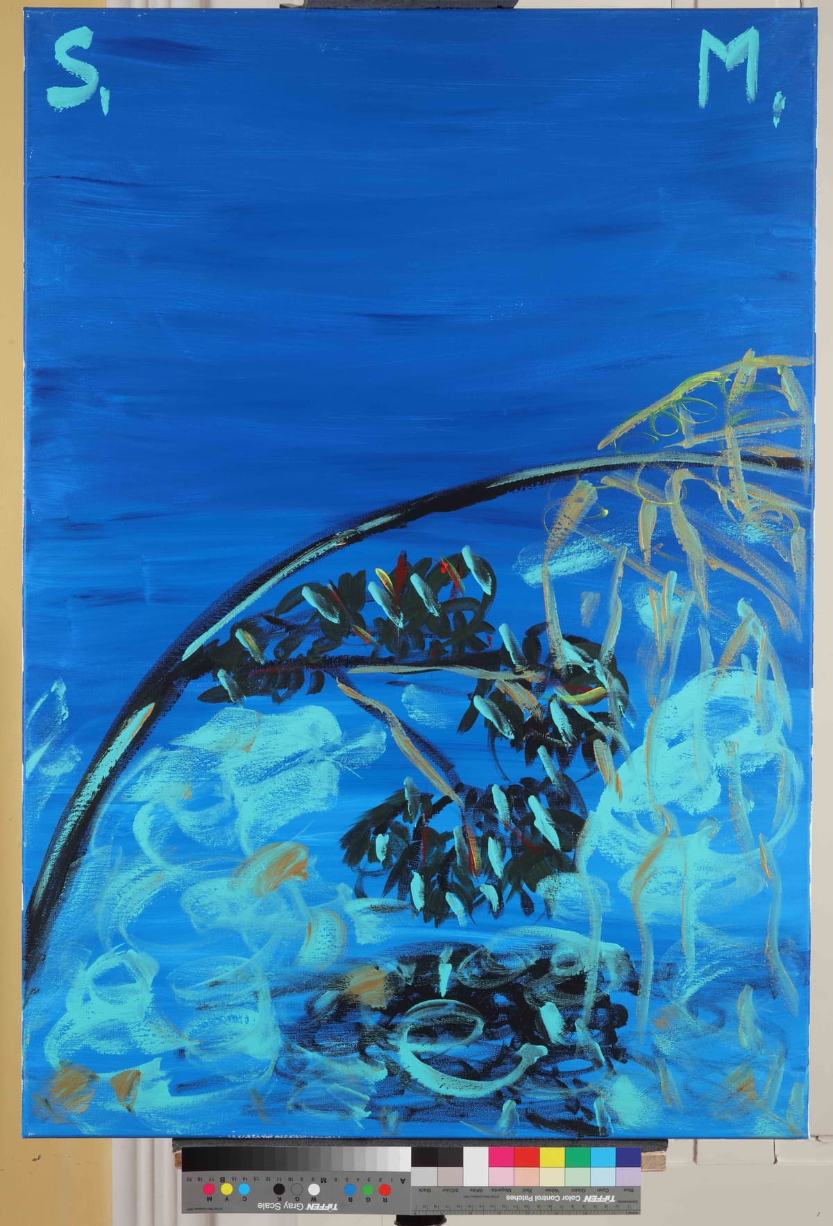 More / Sea, 2023 — Acrylic on canvas by Saša Mesić