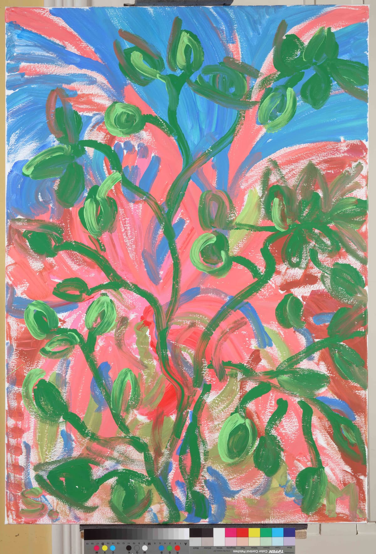 Na Gvozdu 1 / On Gvozd 1, 2023 — Acrylic on canvas by Saša Mesić