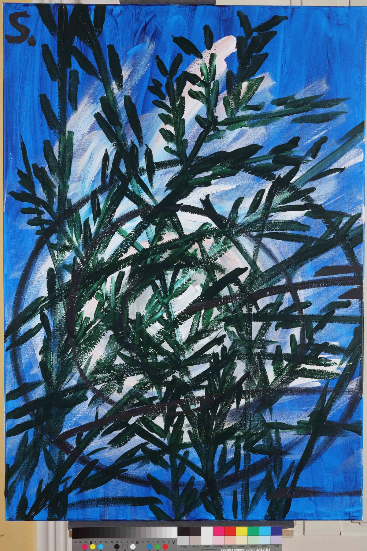 Ogledalo Svijeta / Mirror of the world, 2023 — Acrylic on canvas by Saša Mesić