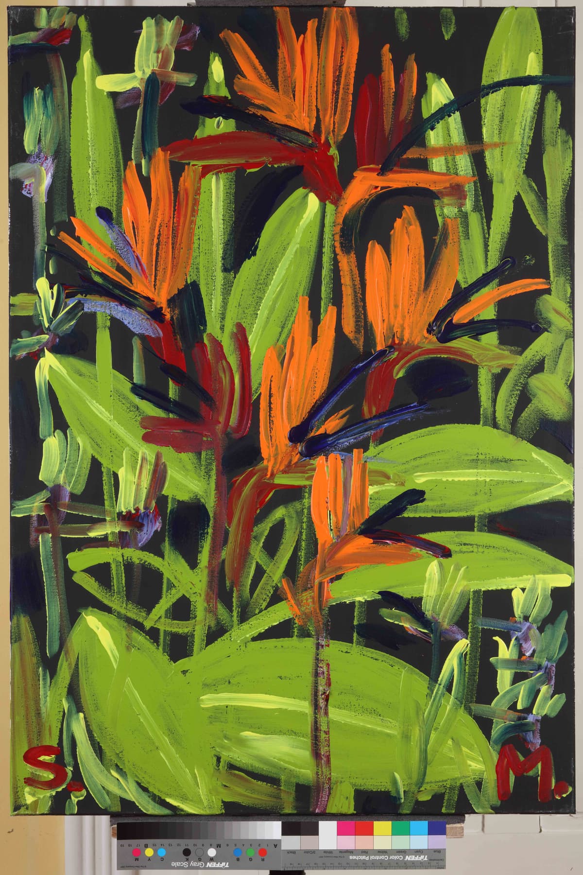 Šiva / Shiva, 2023 — Acrylic on canvas by Saša Mesić