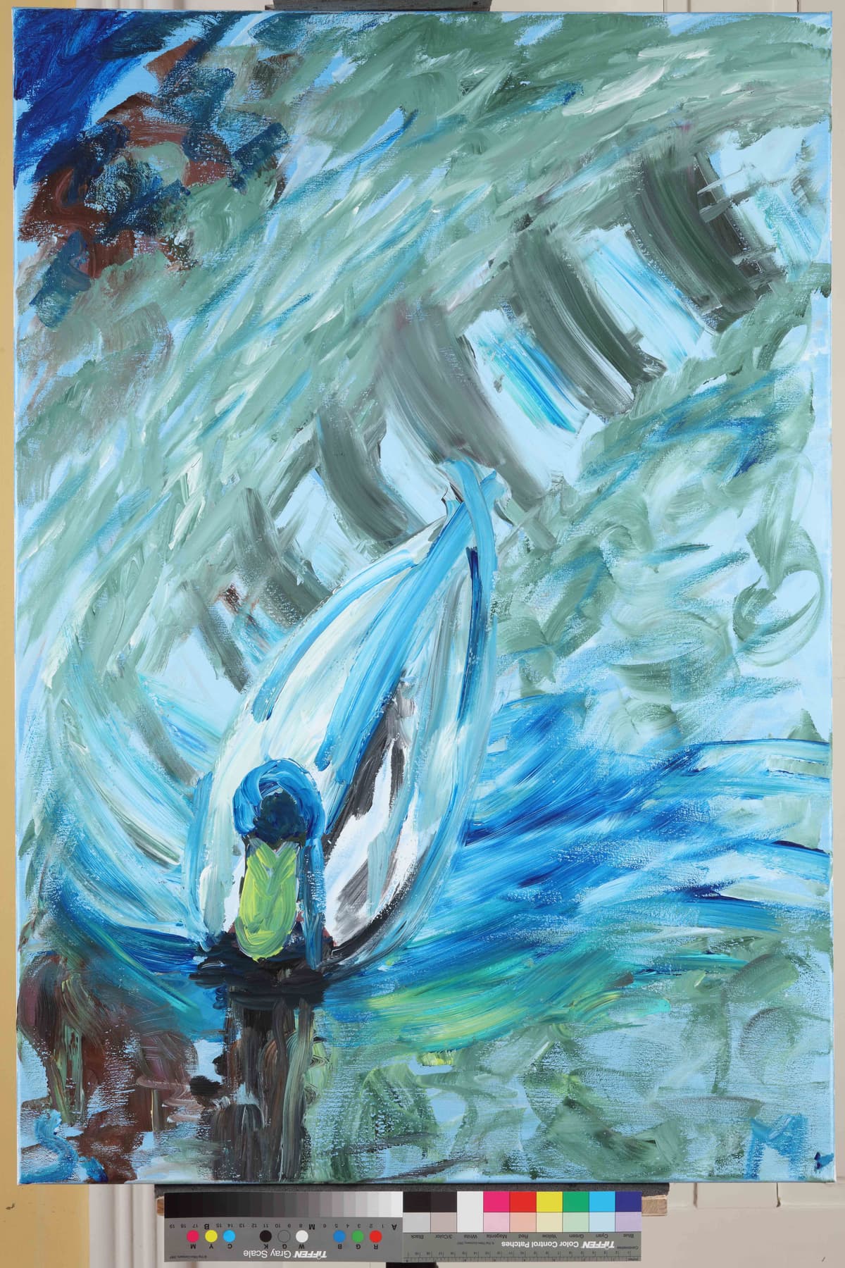 Sloboda / Freedom, 2023 — Acrylic on canvas by Saša Mesić