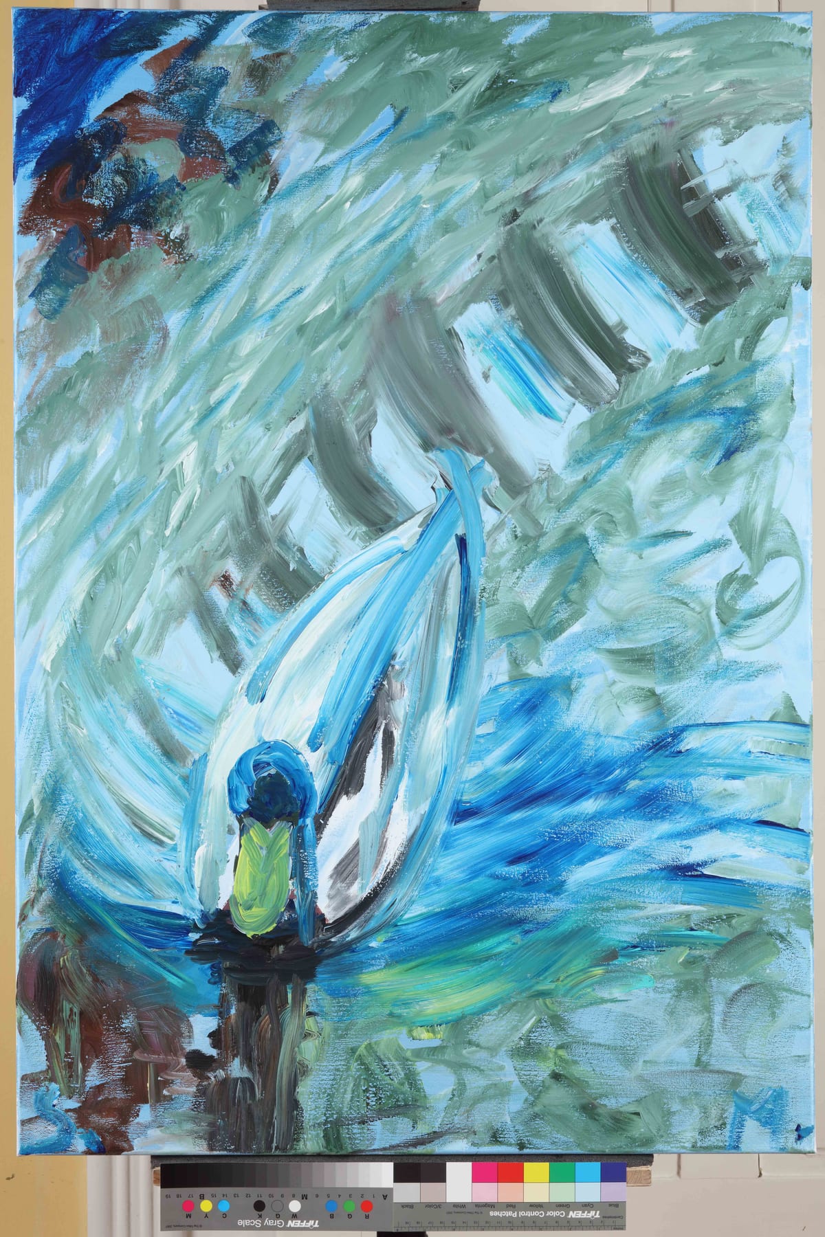 Sloboda / Freedom, 2023 — Acrylic on canvas by Saša Mesić