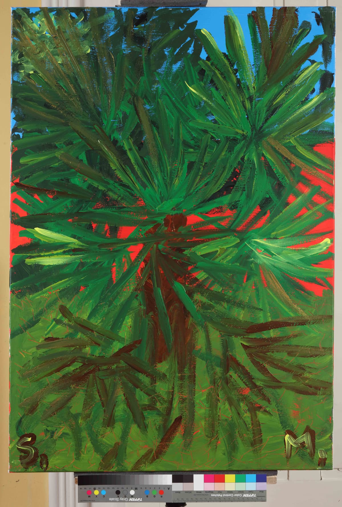 Terra Rossa / Terra Rossa, 2023 — Acrylic on canvas by Saša Mesić