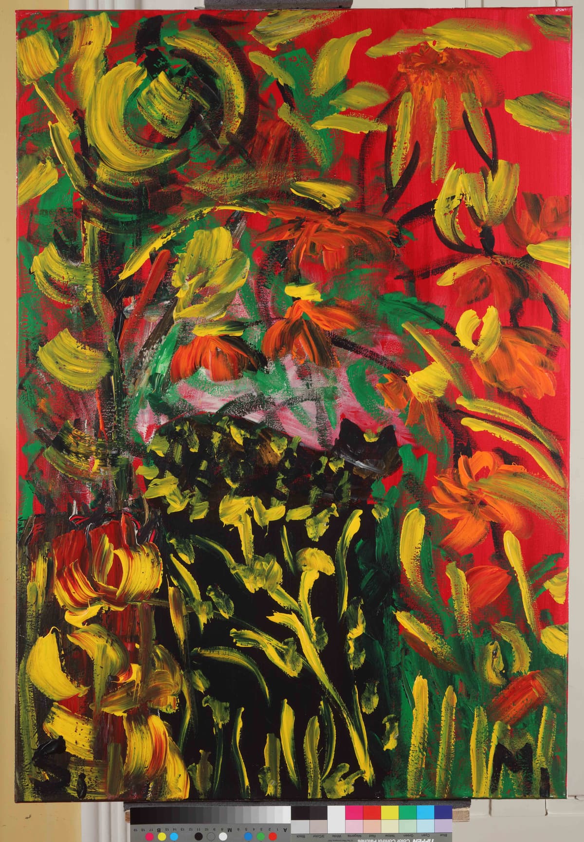Tužna Slika / Sad painting, 2023 — Acrylic on canvas by Saša Mesić