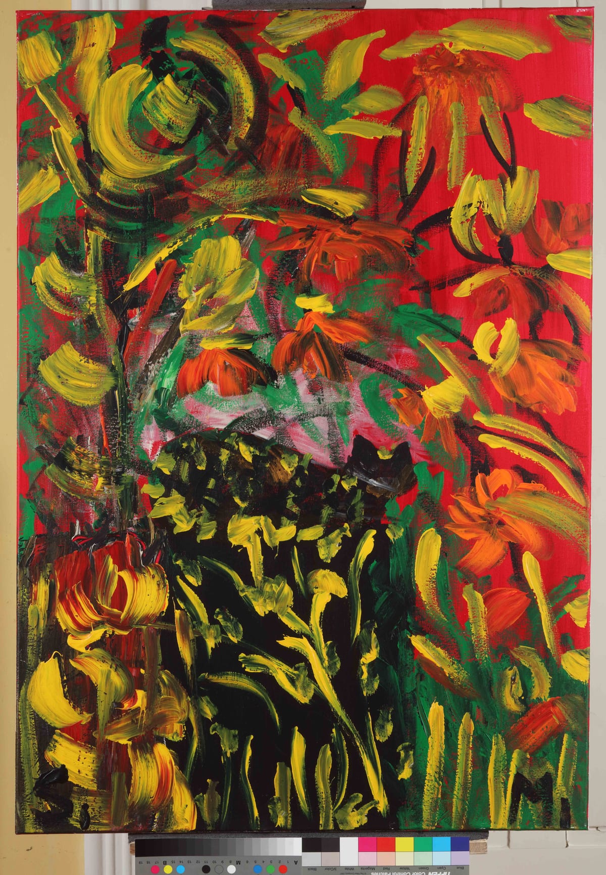 Tužna Slika / Sad painting, 2023 — Acrylic on canvas by Saša Mesić