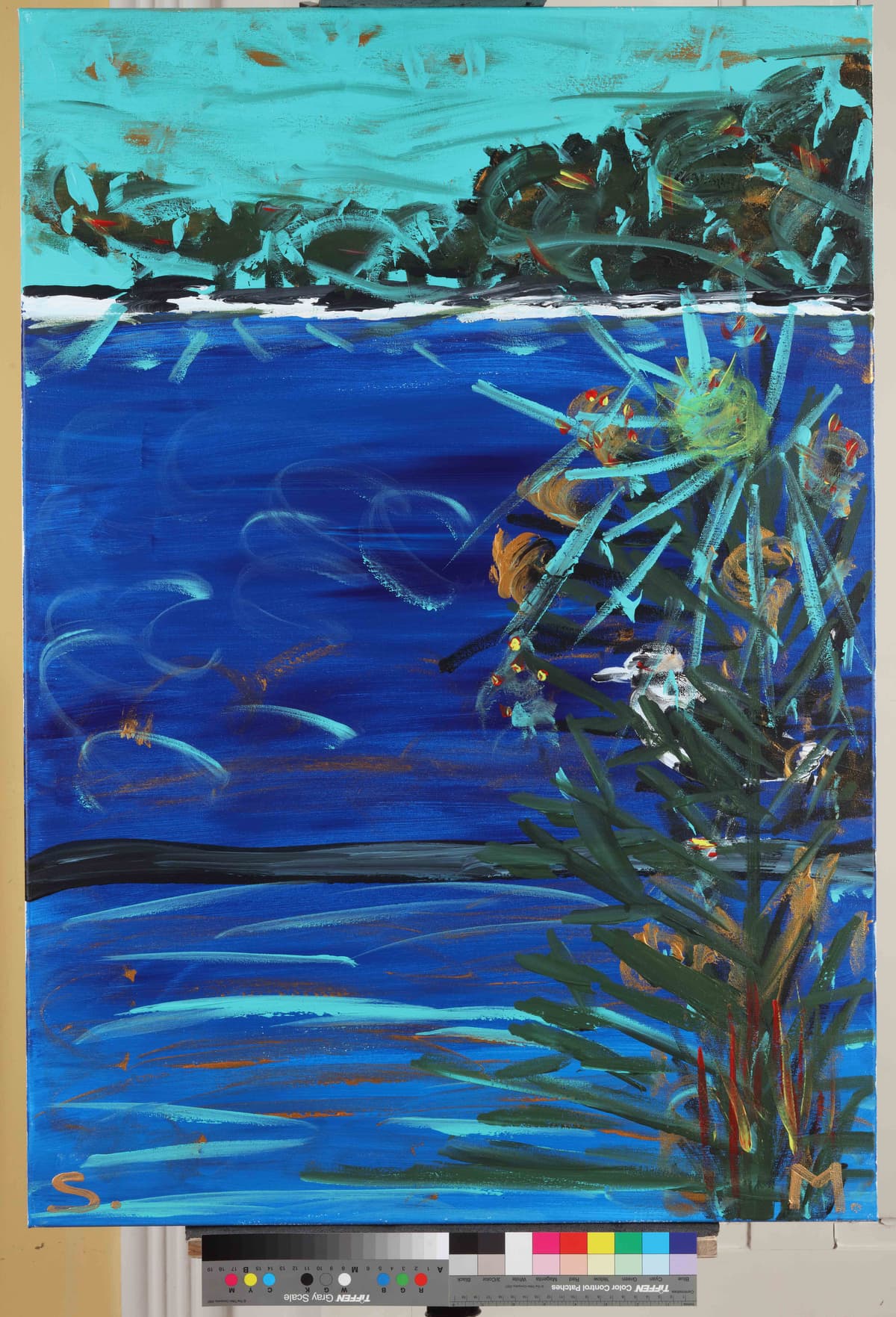 Vanga 1 / Vanga 1, 2023 — Acrylic on canvas by Saša Mesić