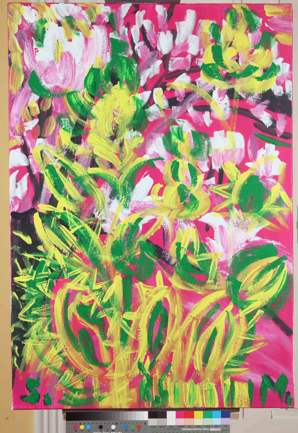 Vege Slikarstvo / Veggie painting, 2023 — Acrylic on canvas by Saša Mesić