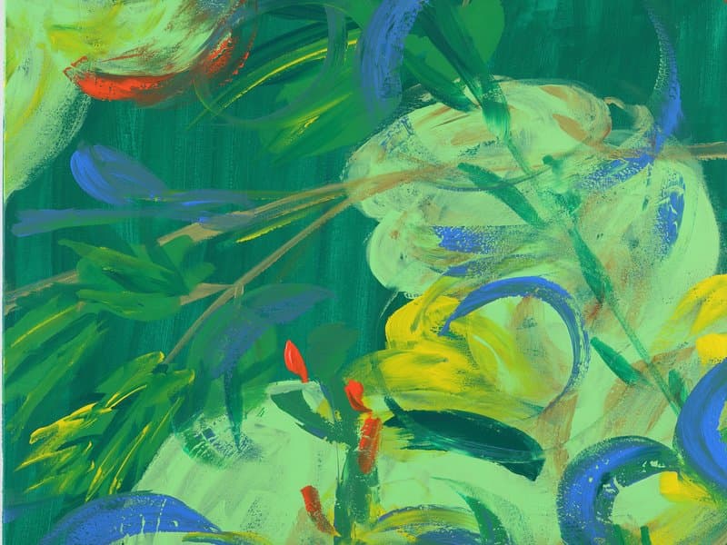 Saša Mesić painting detail